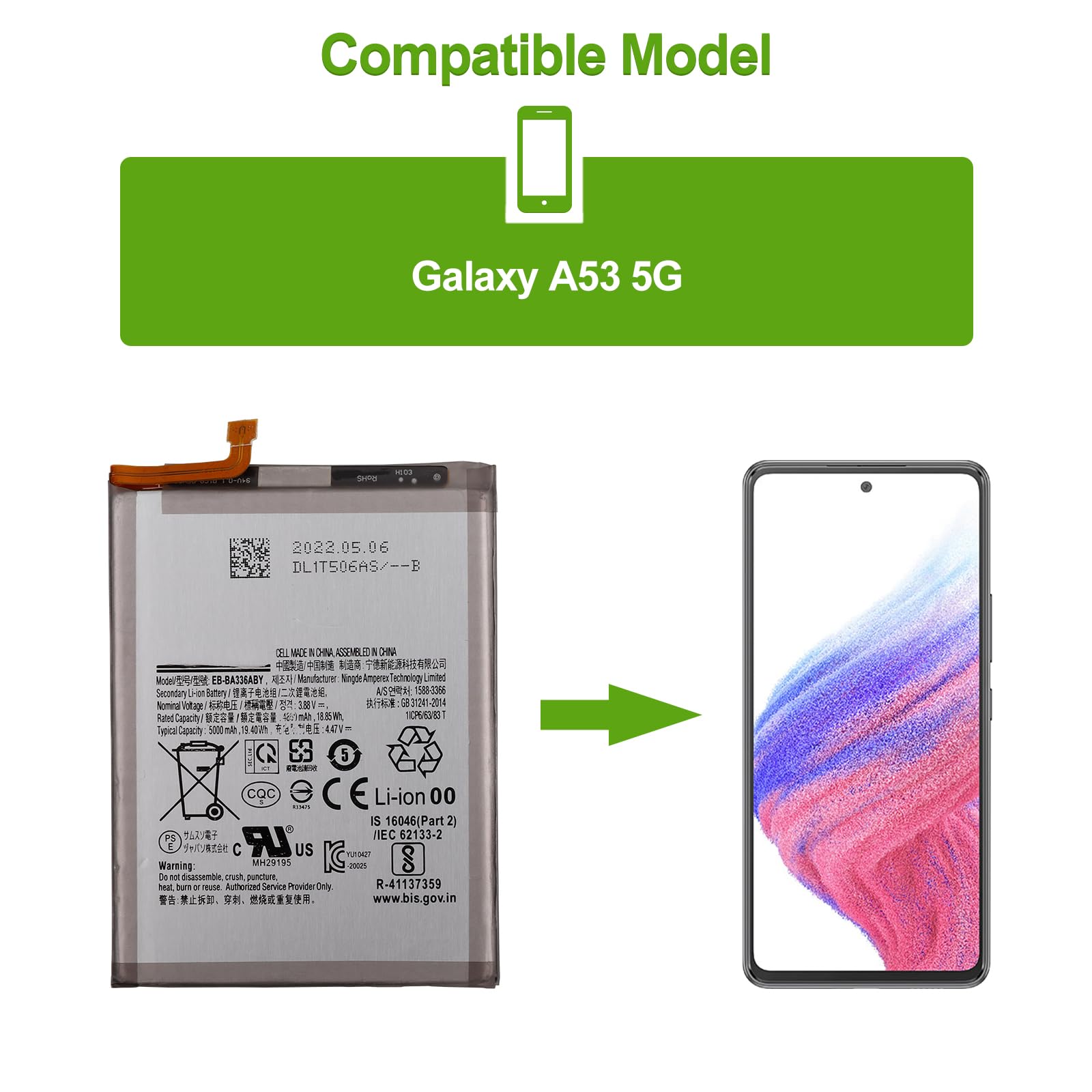 Amazon.com: SwarKing Replacement Battery Compatible with Samsung